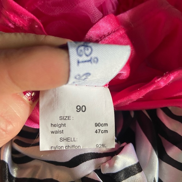 Kirei Sui Pink & Zebra Tutu Pettiskirt Age 2-4 - Picture 5 of 8